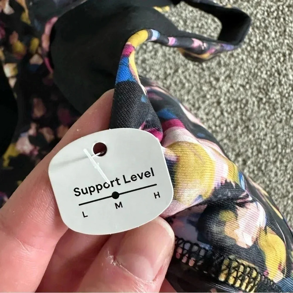 Xersion Floral Pixel Sports Bra XXL - Picture 4 of 5